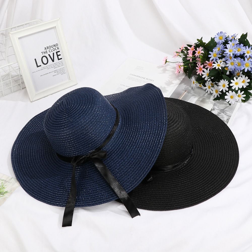 Hat Floppy Wide - Dames Floppy Strohoed met Grote Brede