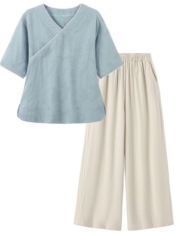 Linen Pant Wide - Nieuwe Chinese stijl artistieke retro katoenen