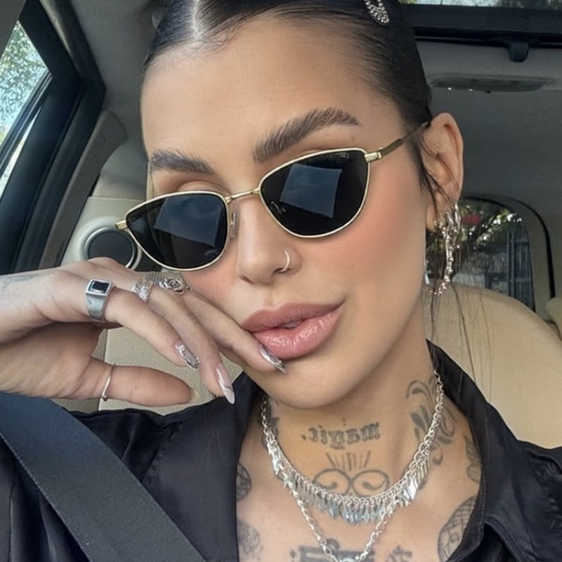 Retro kleine frame cat-eye met - Sunglasses Cat Eye recensie en prijs