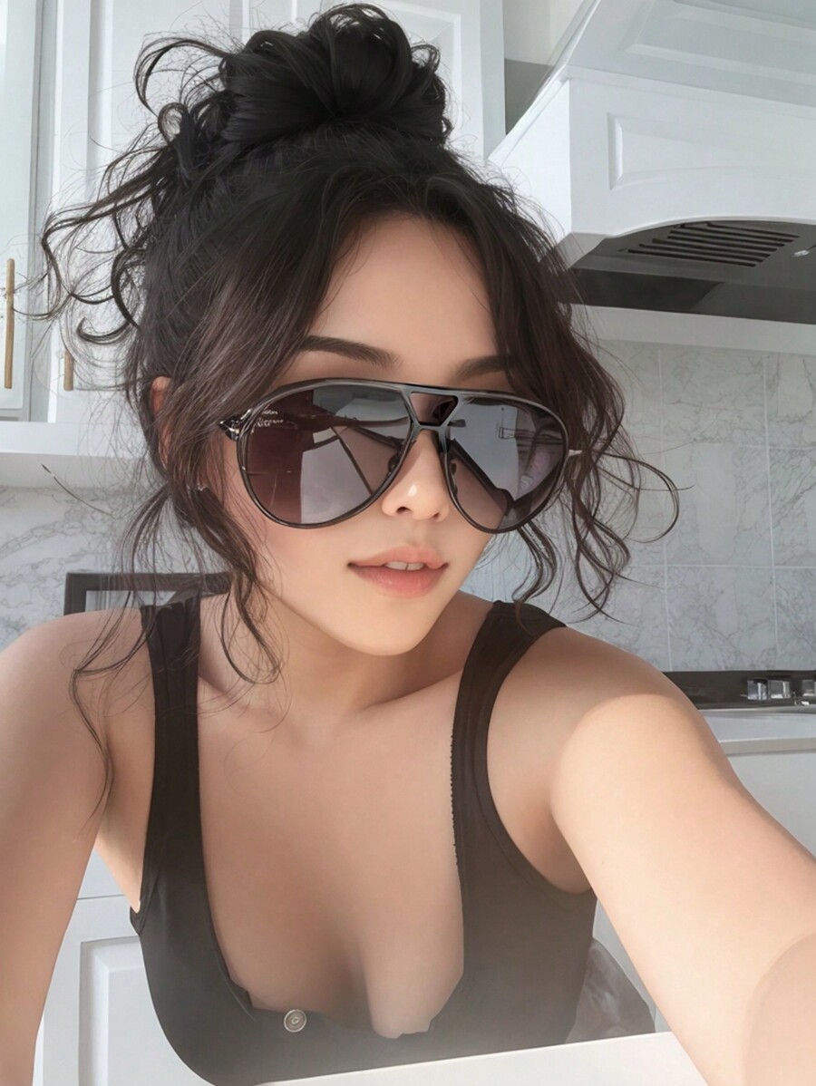 1 stuk oversized modebril met  - Sunglasses Cat Eye recensie en prijs