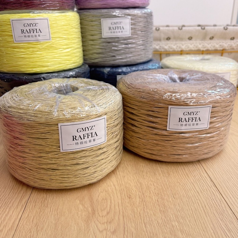 250 g/stks dun plat raffia gar - Crochet Bag Raffia recensie en prijs